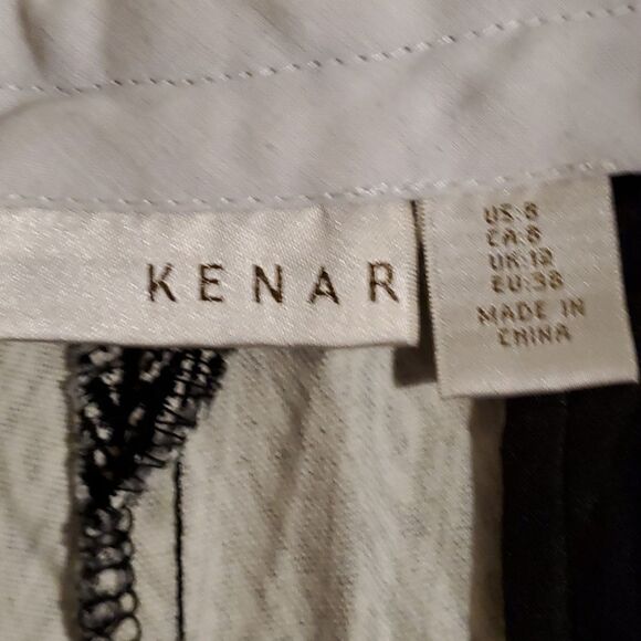 Kenar tribal print chino shorts navy white 8 - Picture 2 of 6